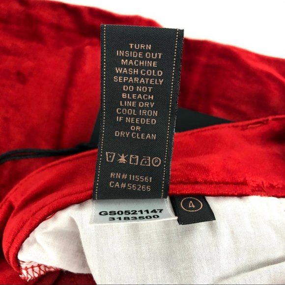 7 For All Mankind Red Skinny Jeans | New With Tags - Picture 8 of 9